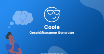 Generator für coole Geschäftsnamen