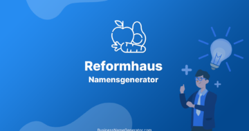 Reformhaus-Namensgenerator