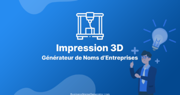Générateur De Noms dEntreprise dImpression 3D