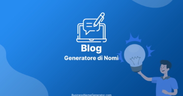 Generatore di Nomi per Blog