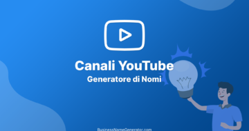 Generatore di Nomi per Canali YouTube