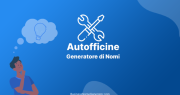 Generatore di Nomi Per Autofficine