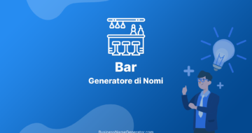 Generatore di Nomi e Idee per Bar