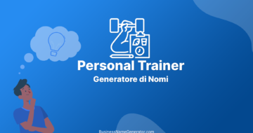 Generatore di Nomi e Idee per Personal Trainer