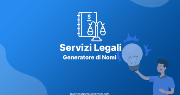 Generatore di Nomi e Idee per Servizi Legali