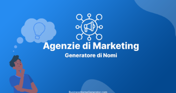 Generatore di Nomi & Idee per Agenzie di Marketing