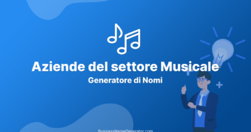 Generatore di Nomi e Idee per Aziende del settore Musicale