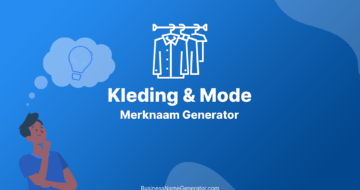 Kleding & Mode Merknaam Generator