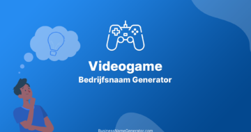 Videogame Bedrijfsnaam Generator