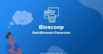 Bioscoop Bedrijfsnaam Generator