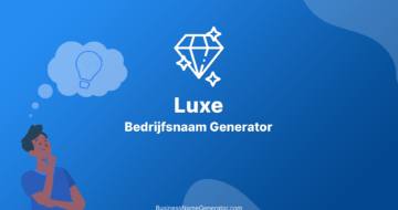 Luxe Bedrijfsnaam Generator & Ideeën