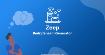 Zeep Bedrijfsnaam Generator & ideeën