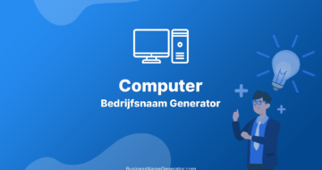 Computer Bedrijfsnaam Generator