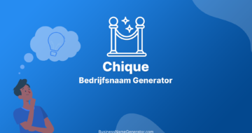 Chique Bedrijfsnaam Generator