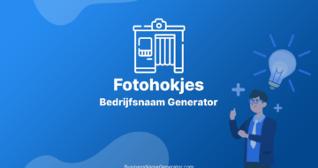 Fotohokjes Bedrijfsnaam Generator
