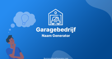 Garagebedrijf Naam Generator