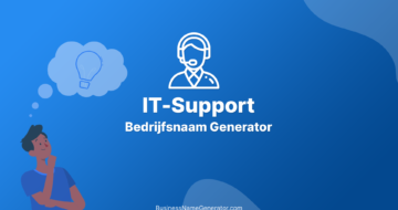 IT-Support Bedrijfsnaam Generator