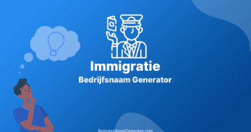 Immigratie Bedrijfsnaam Generator