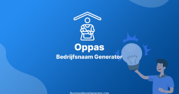 Oppas Bedrijfsnaam Generator