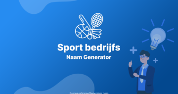 Sport bedrijfsnaam Generator & Ideeën