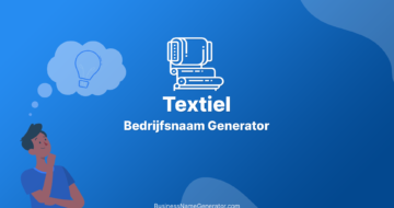 Textiel Bedrijfsnaam Generator