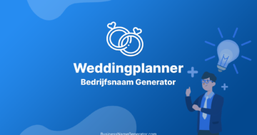 Weddingplanner Bedrijfsnaam Generator