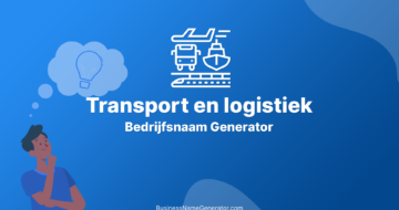 Transport en logistiek Bedrijfsnaam Generator