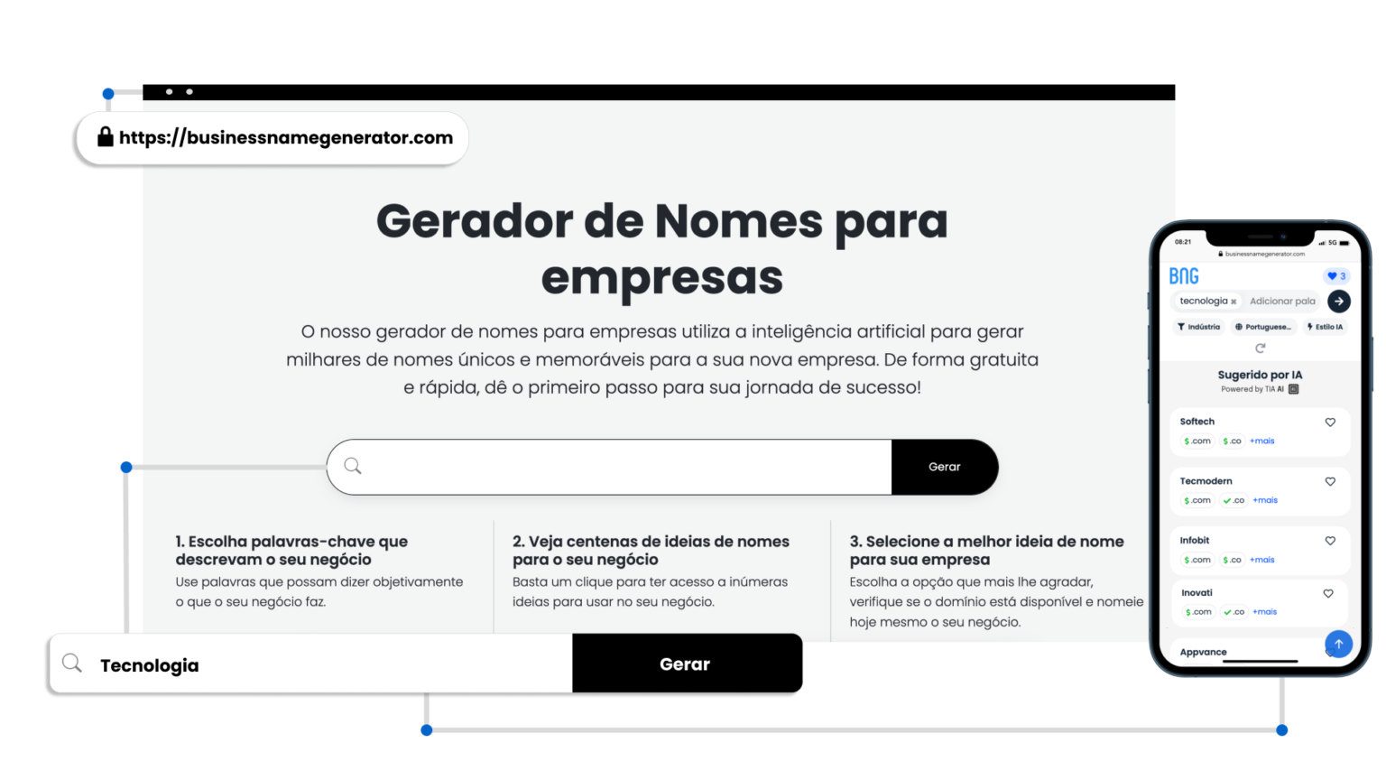 Gerador de Nomes para Empresas → Grátis! (2024)