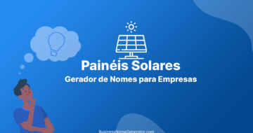 Gerador de Nomes para Empresas de Painéis Solares