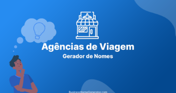 Gerador de Nomes para Agências de Viagem