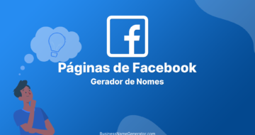 Gerador de Nomes para Páginas de Facebook