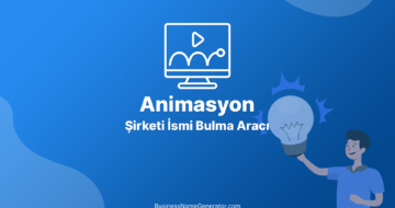 Animasyon Şirketi İsmi Bulma Aracı