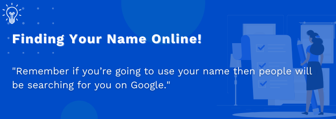 Finding Your Name Online!