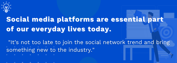 Social media platforms are essential part of our everyday lives today.