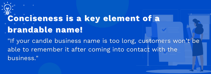 Conciseness is a key element of a brandable name! Conciseness is a key element of a brandable name!