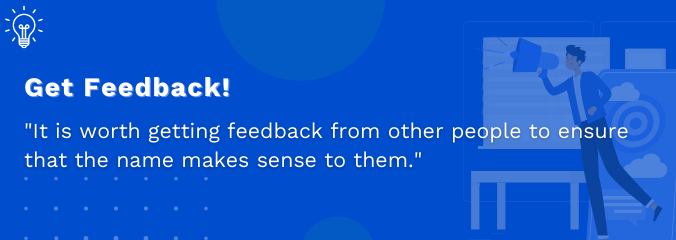 Get Feedback!