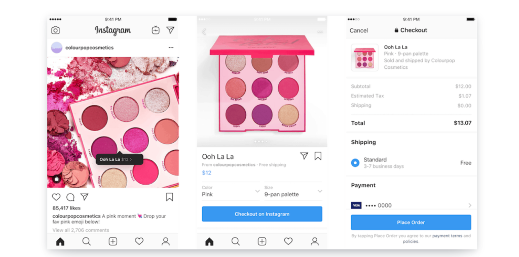 instagram shop