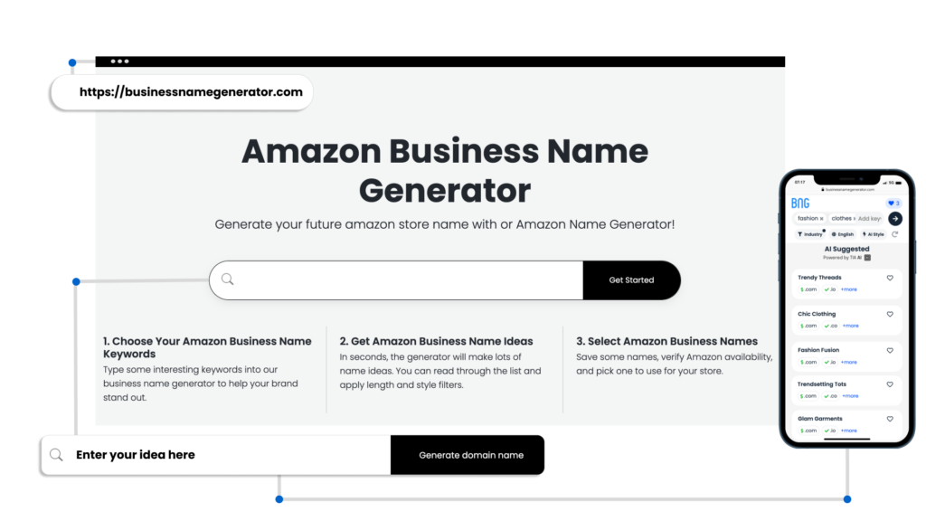 Amazon business name generator