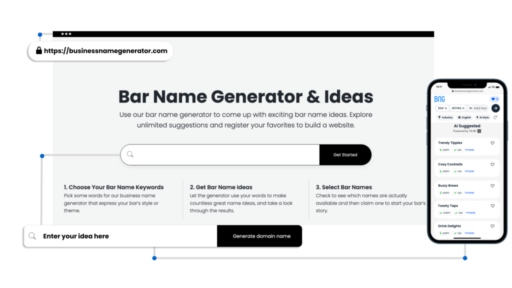 How to use our Bar Name Generator