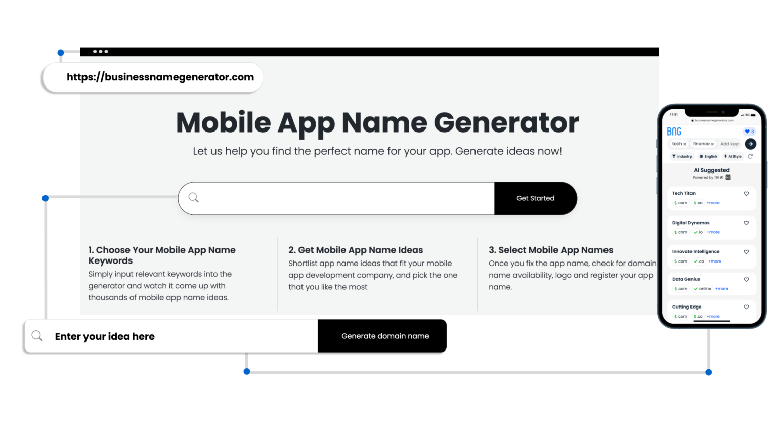 FREE Mobile App Name Generator 1000+ App Name Ideas