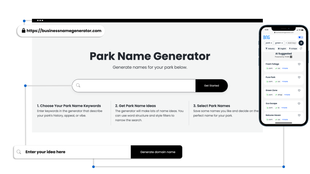 Screenshot - Park Name Generator