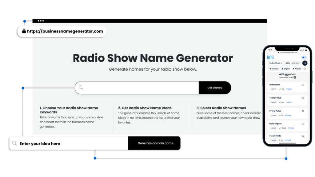 Screenshot - Radio Show Name Generator