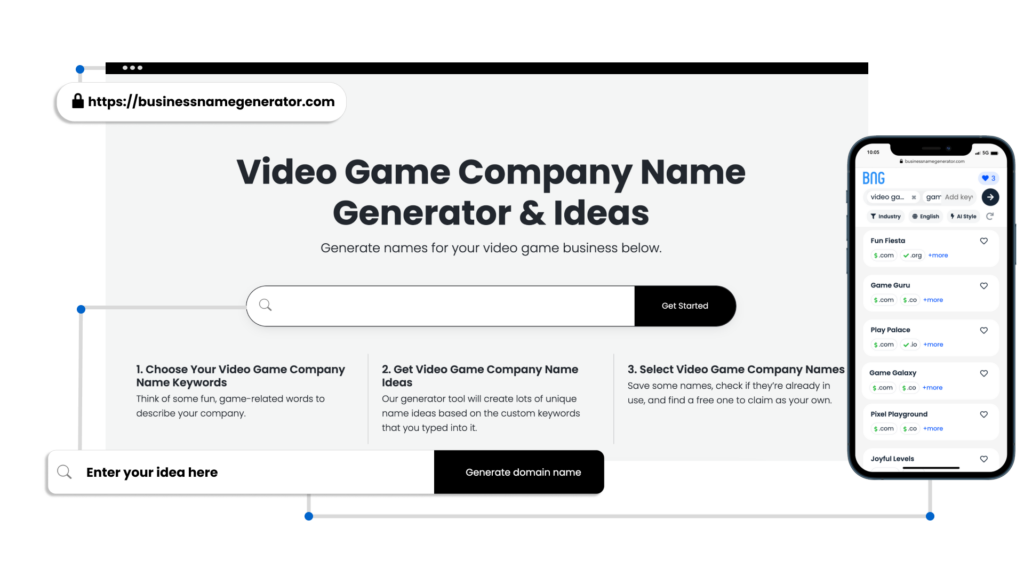 video game company name generator