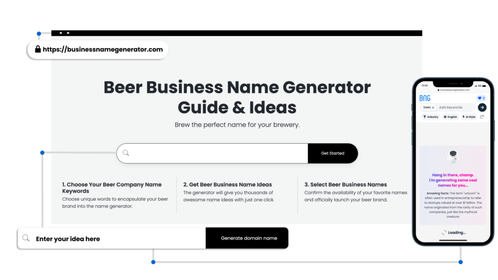 How to use our Beer Business Generator