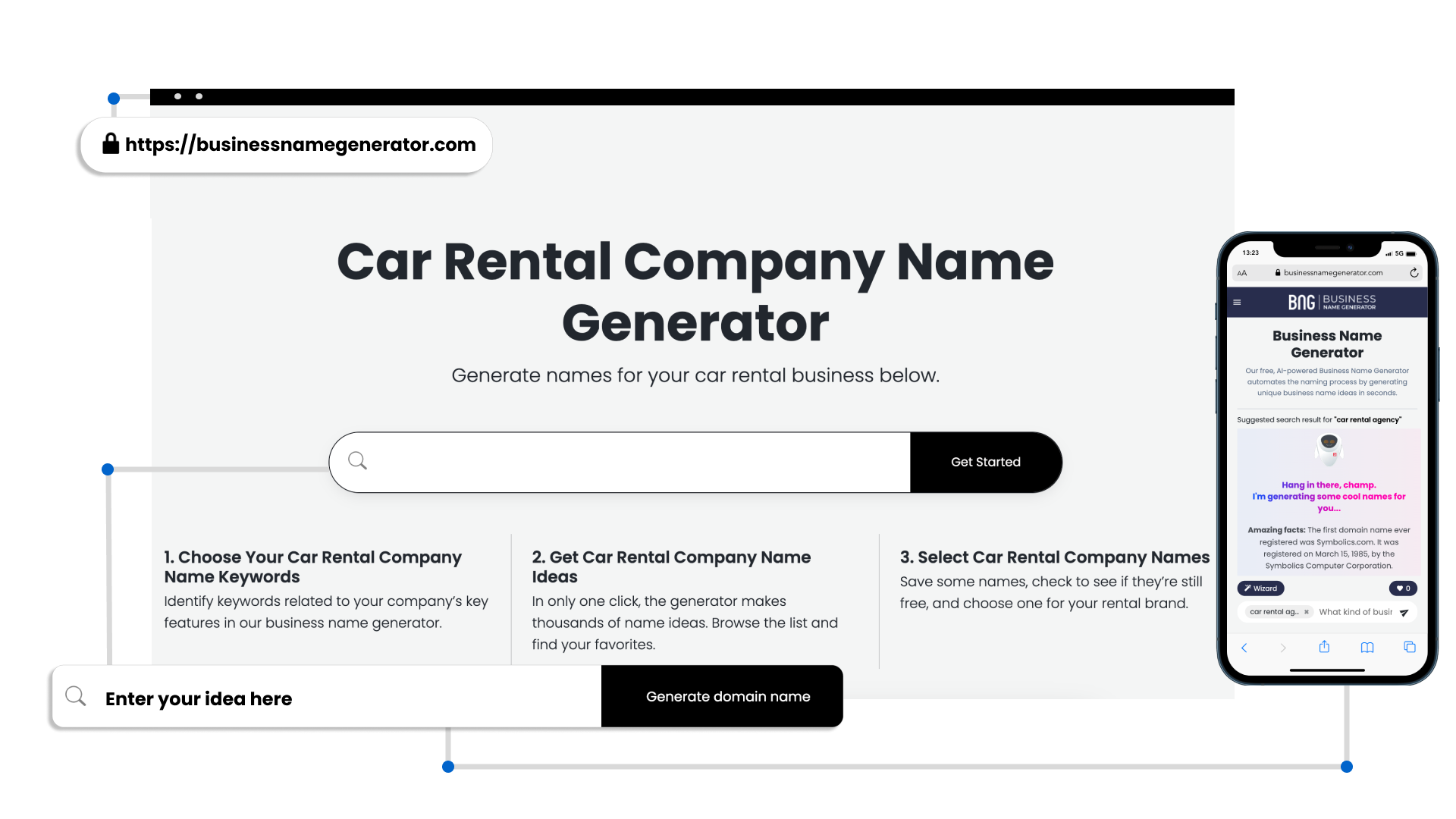 Screenshot - Car Rental Company Name Generator