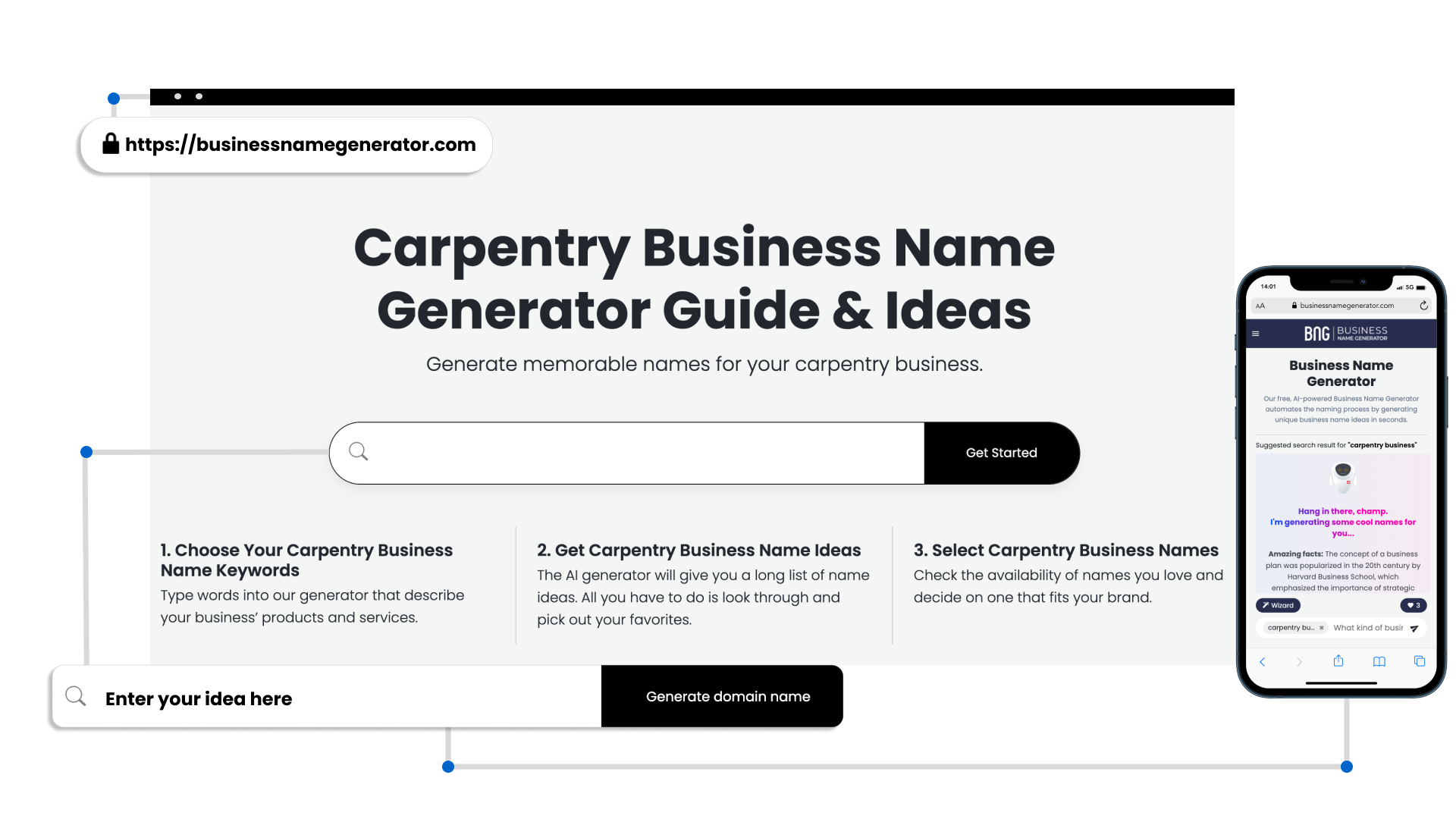 Carpentry Business Name Generator