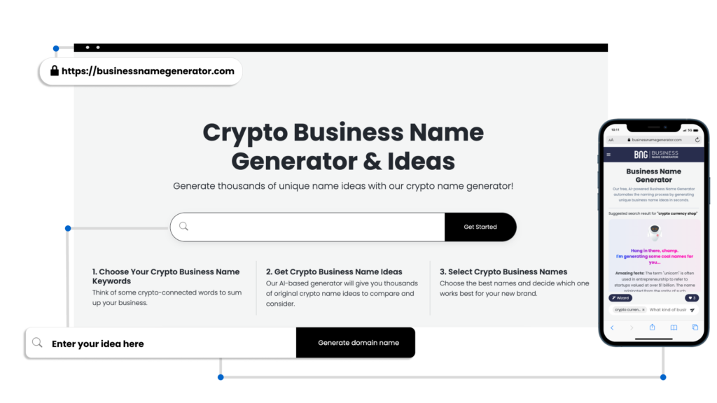 Crypto Business Name Generator & Ideas
