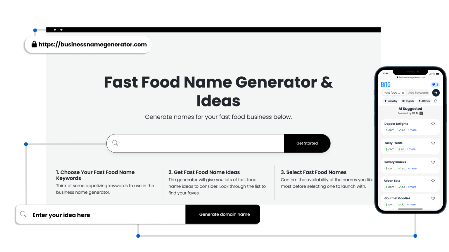 Free Fast Food Business Name Generator 2024 