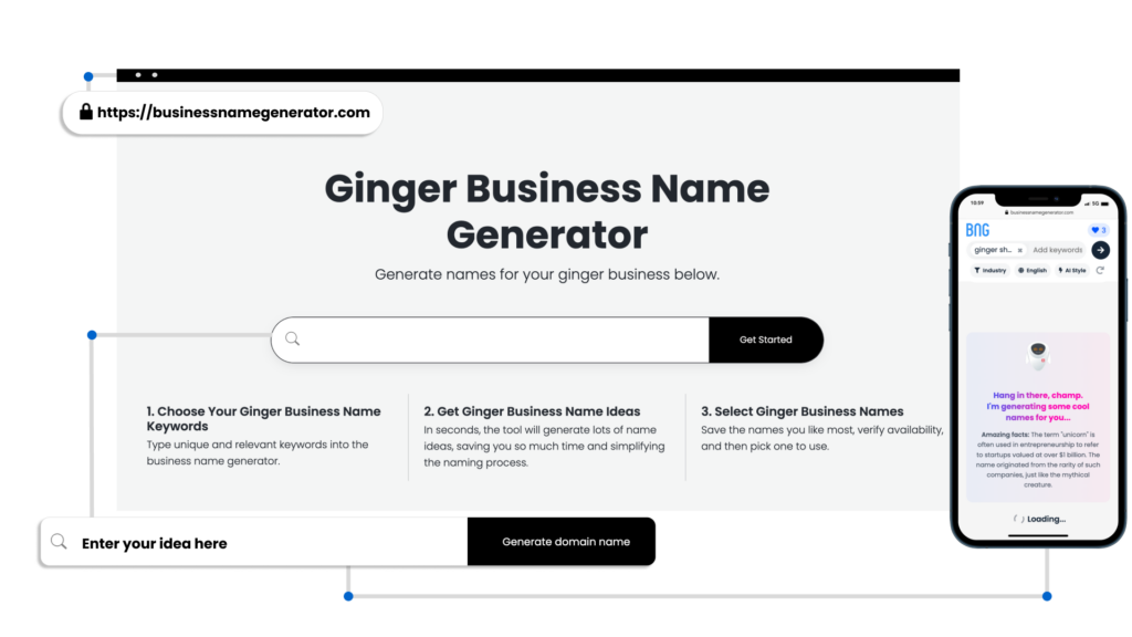 Ginger Business Name Generator