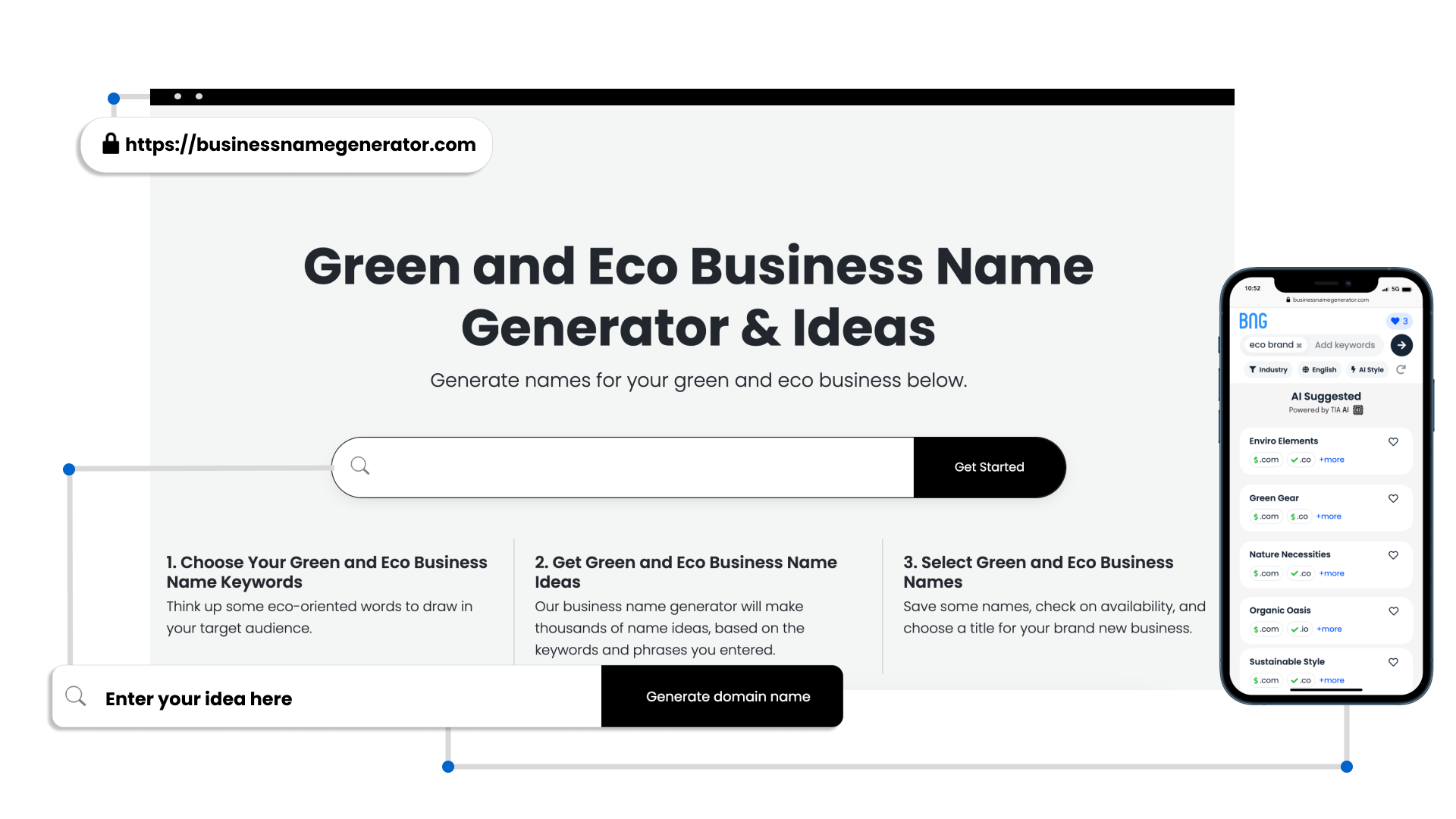 Benefits of Our Green and Eco Business Name Generator
